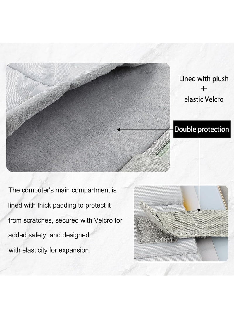 Mazko 13–13.9 Inch Laptop Sleeve PU Leather | Water-Resistant Soft Padded Zipper Case Compatible with MacBook Air 13 & MacBook Pro 13 (2021–2019) Protective Briefcase - Image 5